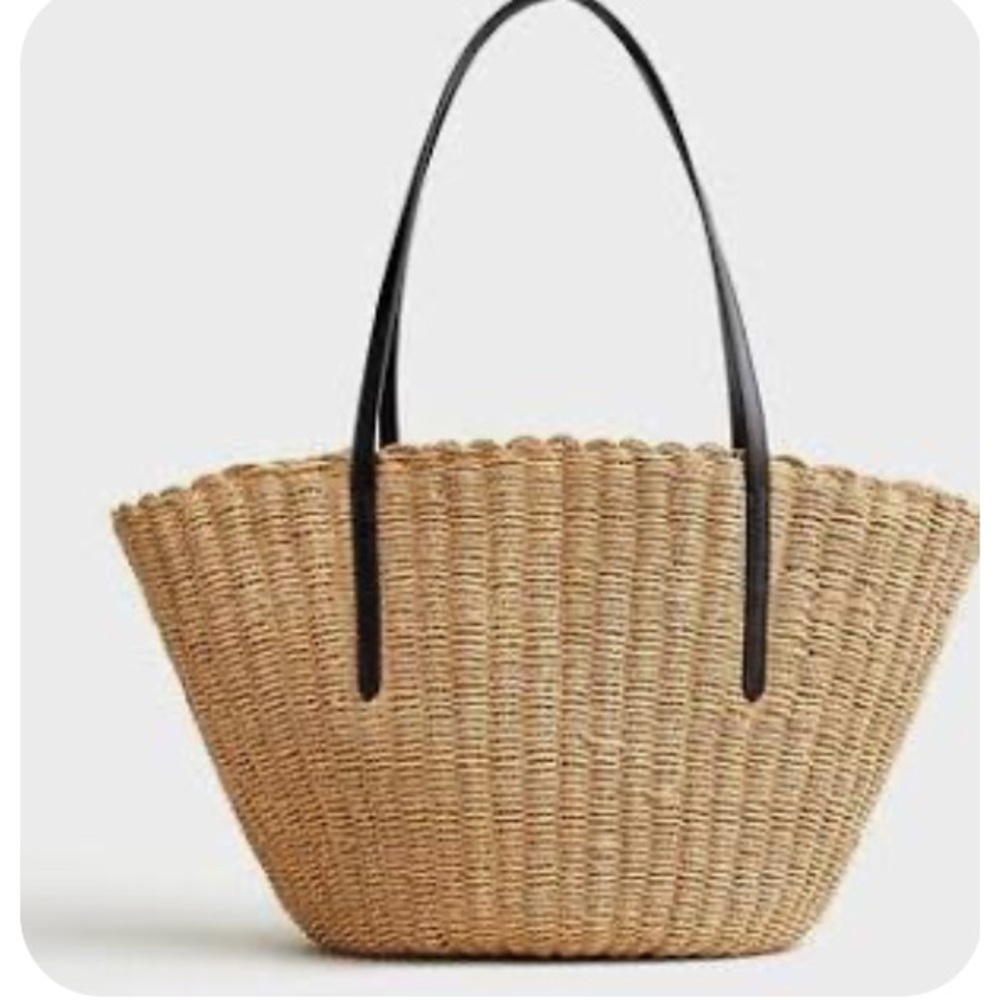 Jcrew como woven tote